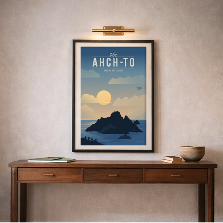 Ahch-To Travel Poster