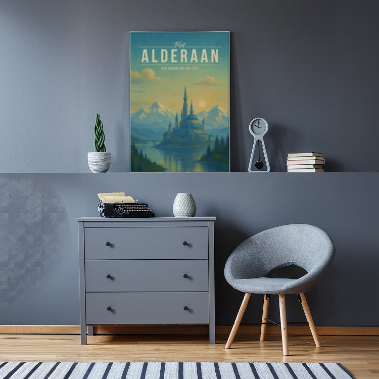 Alderaan Travel Poster