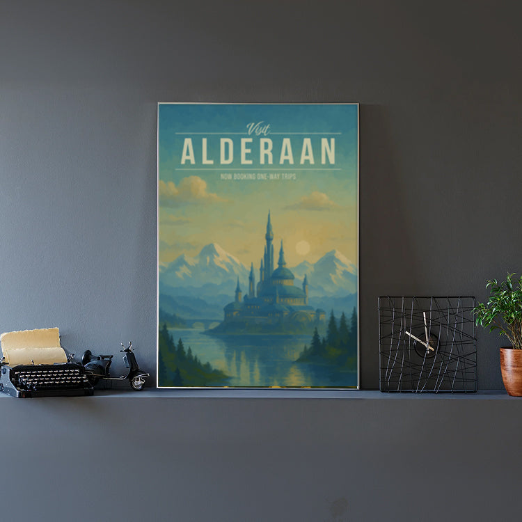 Alderaan Travel Poster