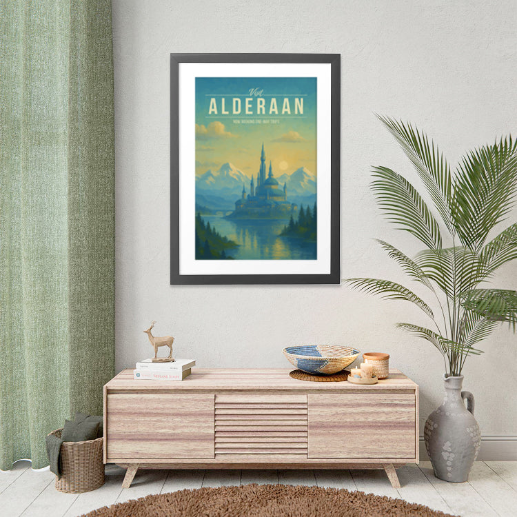 Alderaan Travel Poster