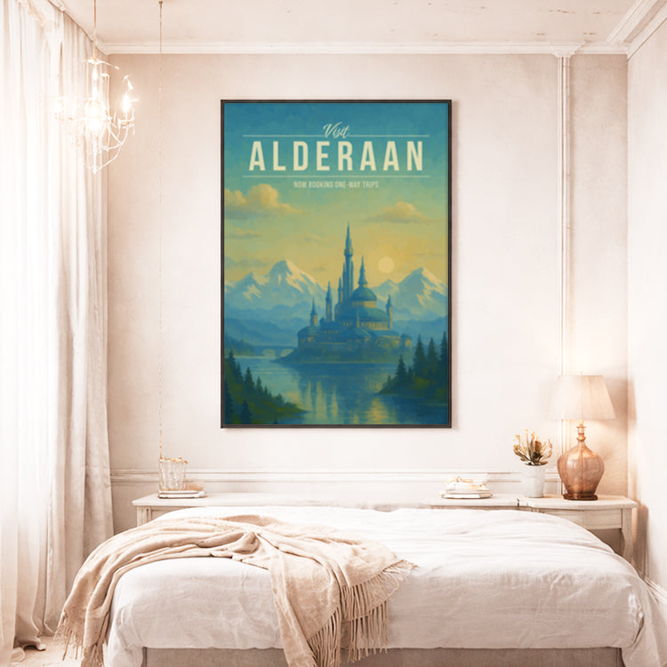 Alderaan Travel Poster