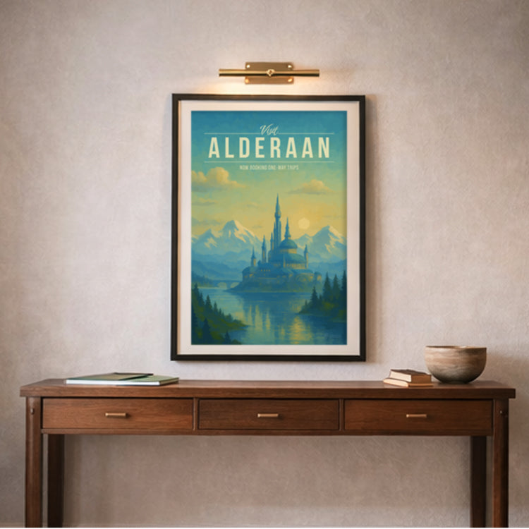Alderaan Travel Poster