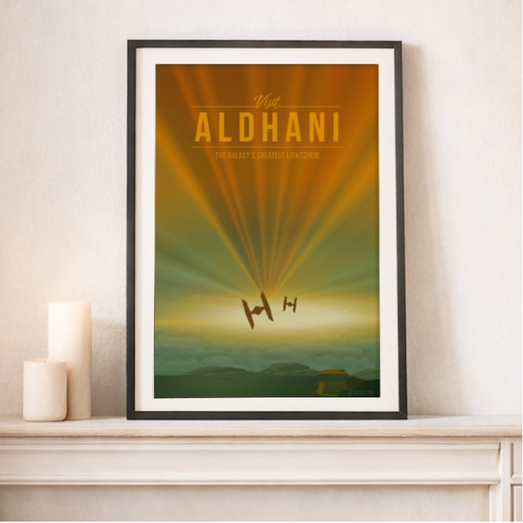Aldhani Travel Poster