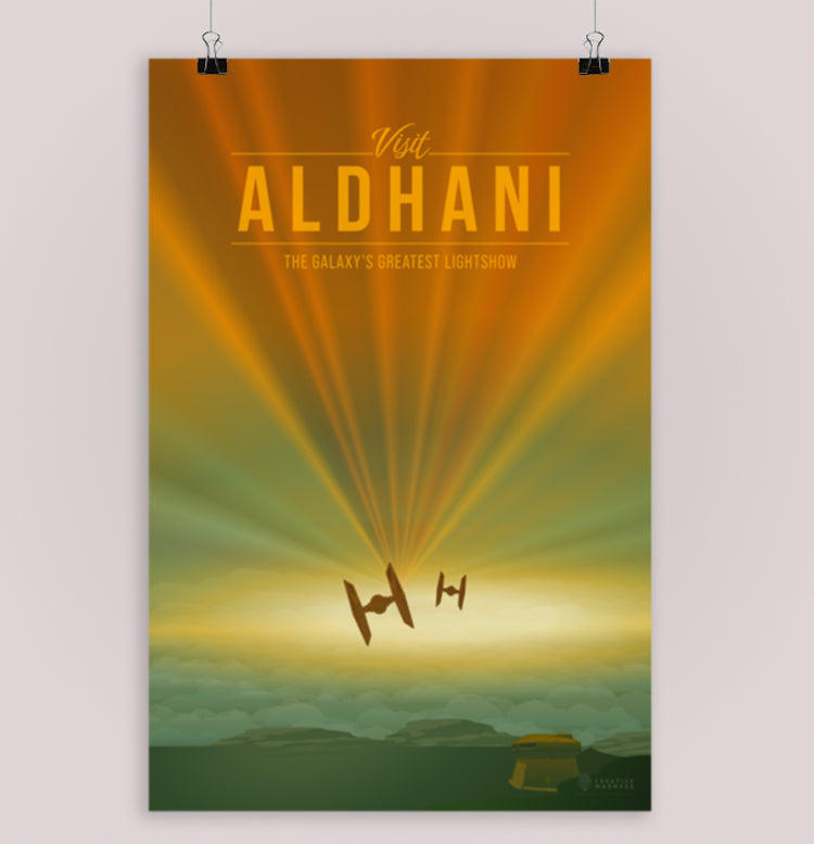Aldhani Travel Poster