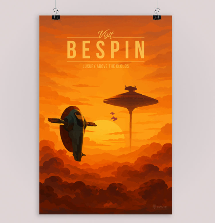 Bespin Travel Poster