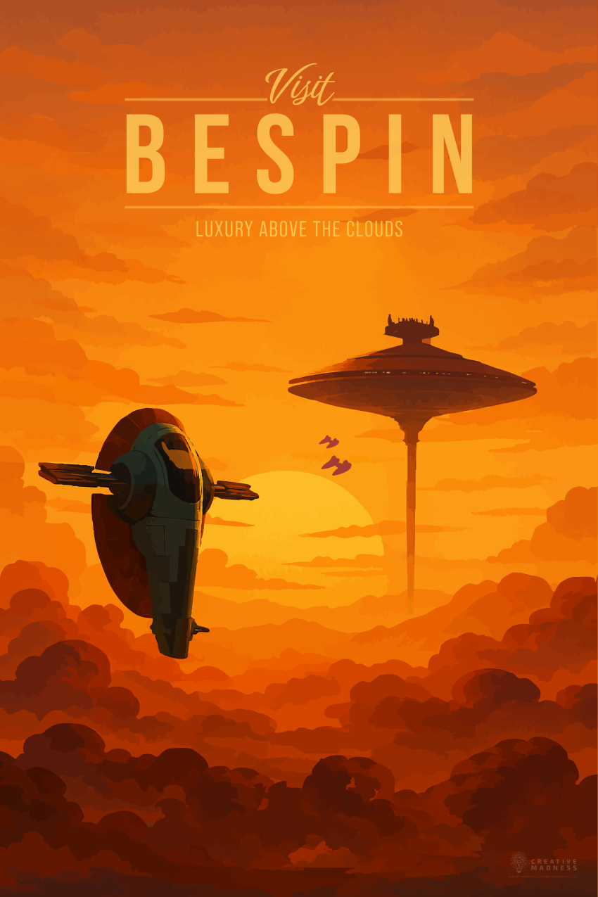 Bespin Travel Poster