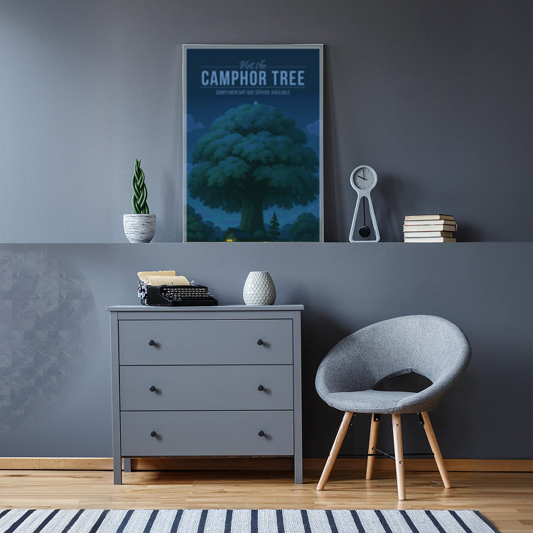 Camphor Tree Travel Poster