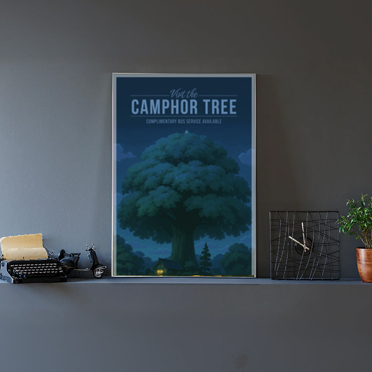 Camphor Tree Travel Poster
