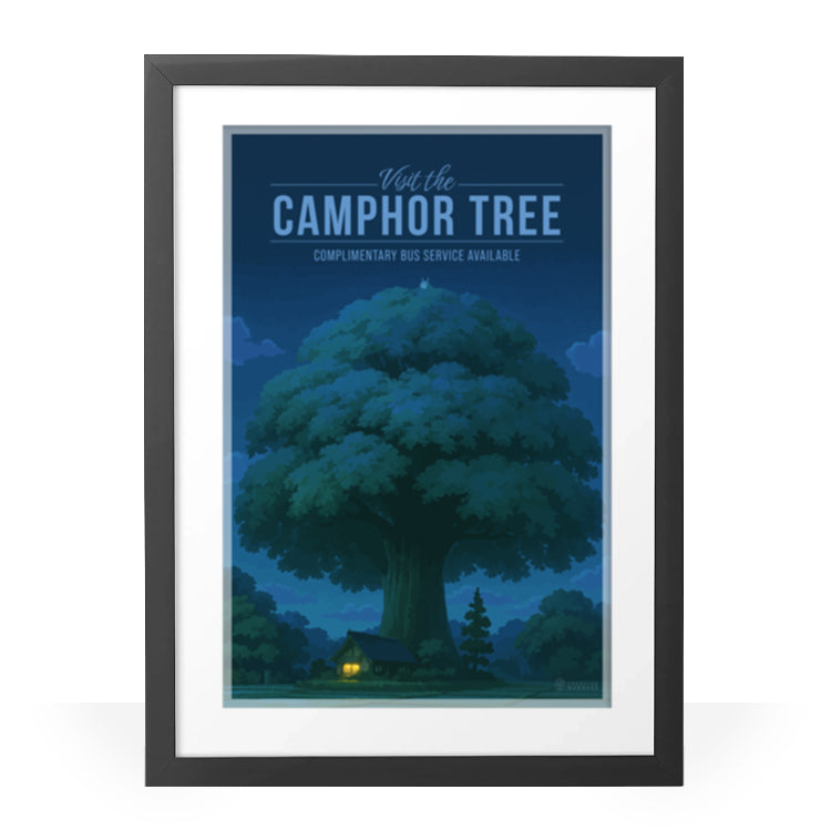 Camphor Tree Travel Poster