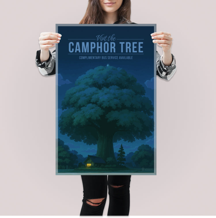 Camphor Tree Travel Poster