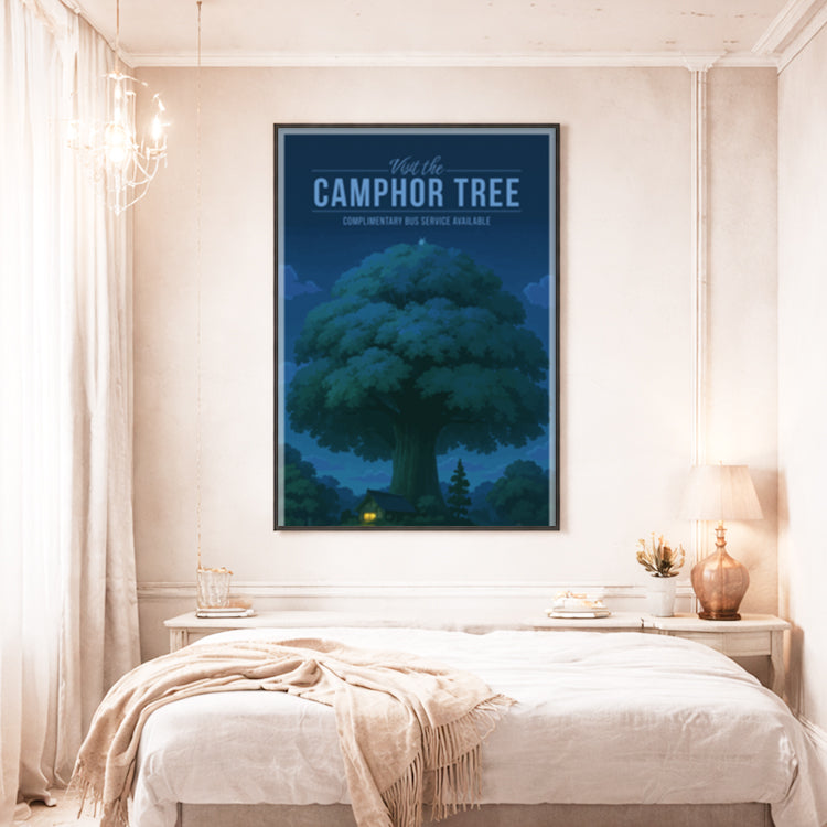 Camphor Tree Travel Poster