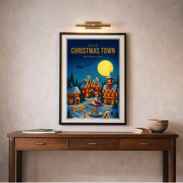 Christmas Town Travel Poster