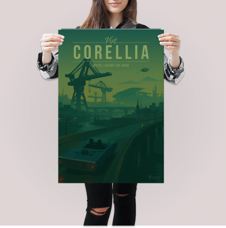 Corellia Travel Poster