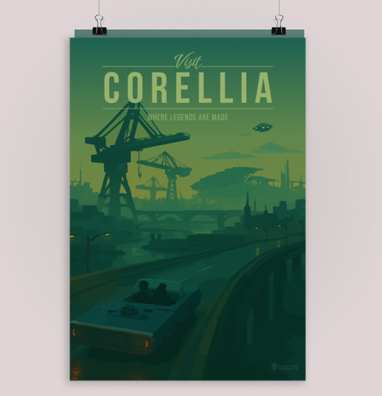 Corellia Travel Poster