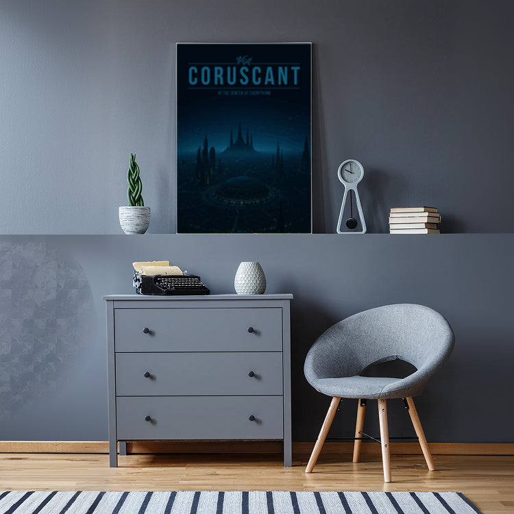 Coruscant Travel Poster