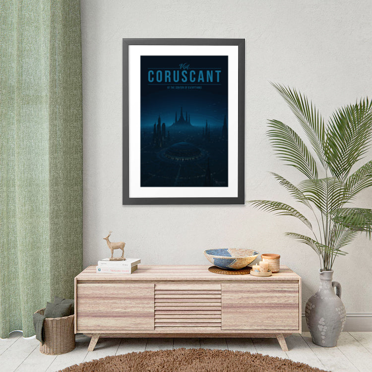 Coruscant Travel Poster
