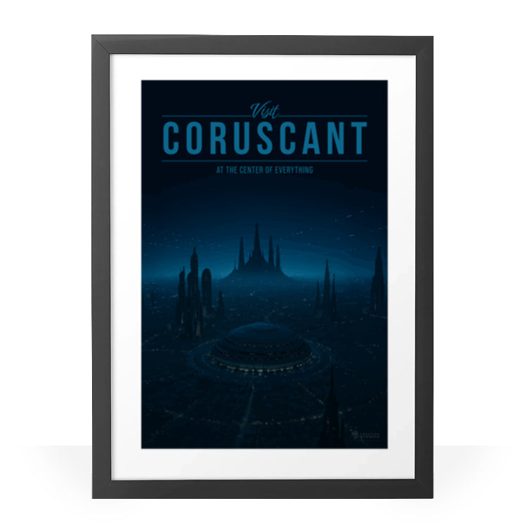 Coruscant Travel Poster