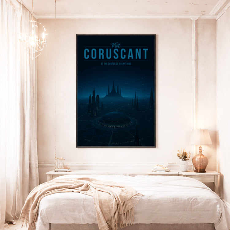 Coruscant Travel Poster