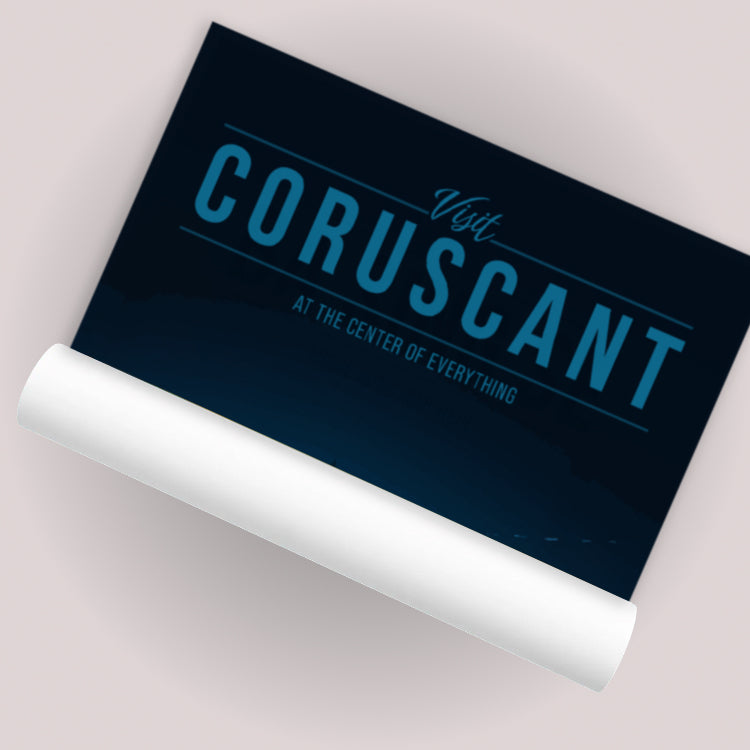 Coruscant Travel Poster