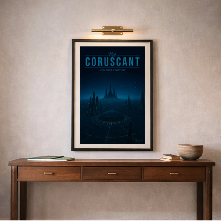 Coruscant Travel Poster