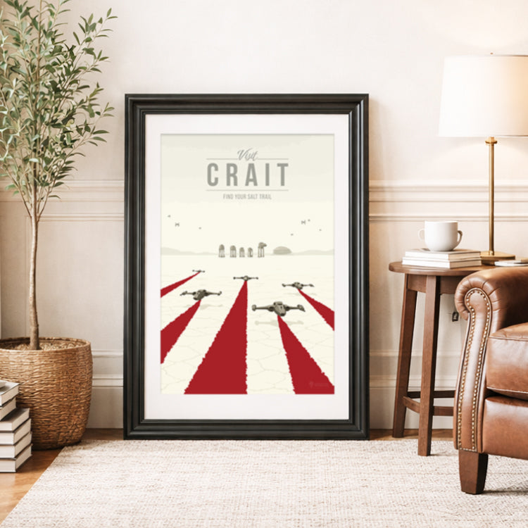 Crait Travel Poster