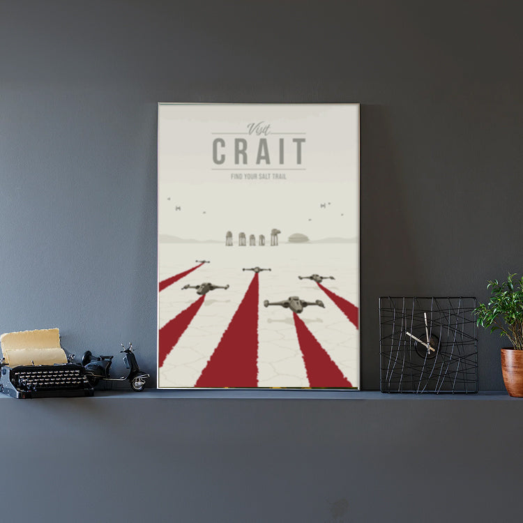 Crait Travel Poster