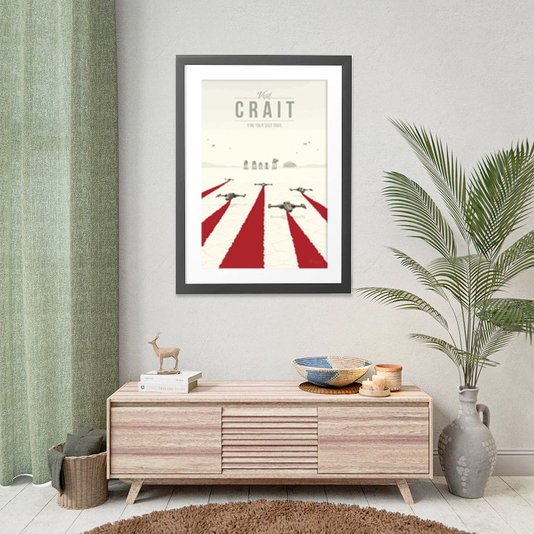 Crait Travel Poster