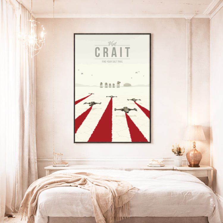 Crait Travel Poster
