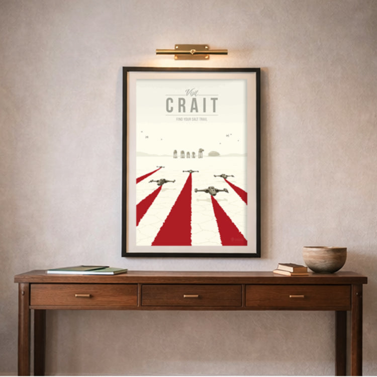 Crait Travel Poster