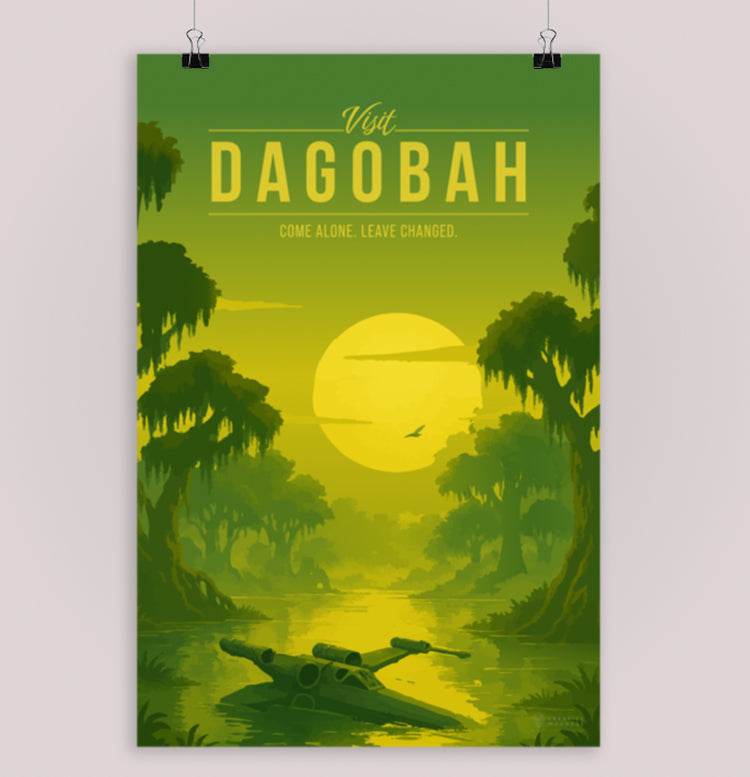 Dagobah Travel Poster