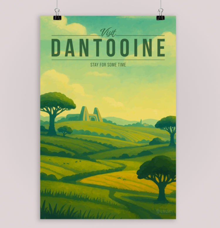 Dantooine Travel Poster