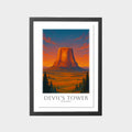 devils-tower-gray-bg-framed