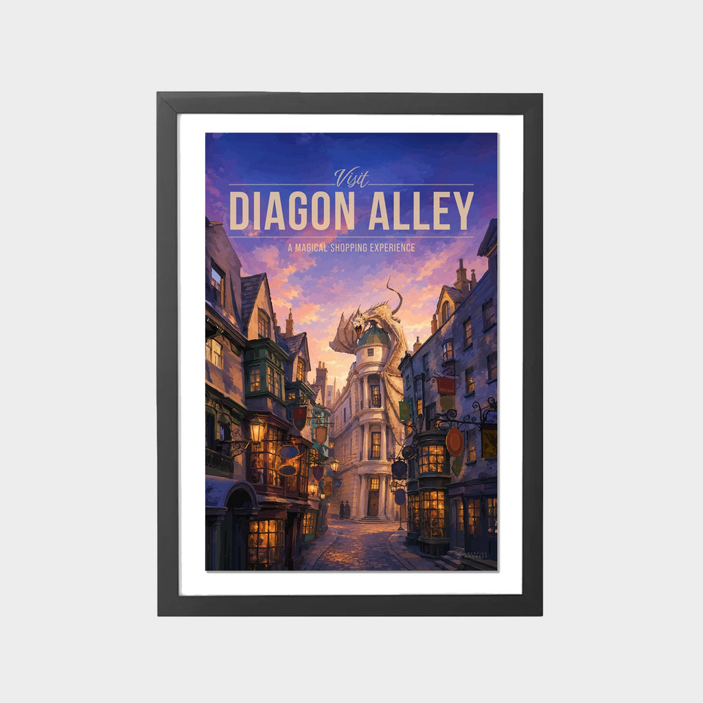 diagon-alley-gray-bg-framed