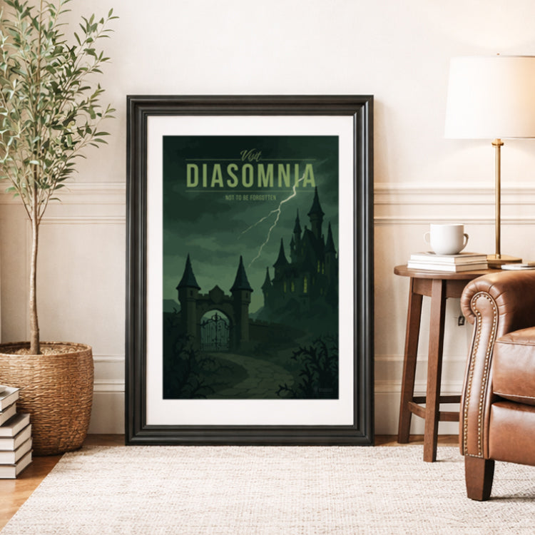 Diasomnia Travel Poster