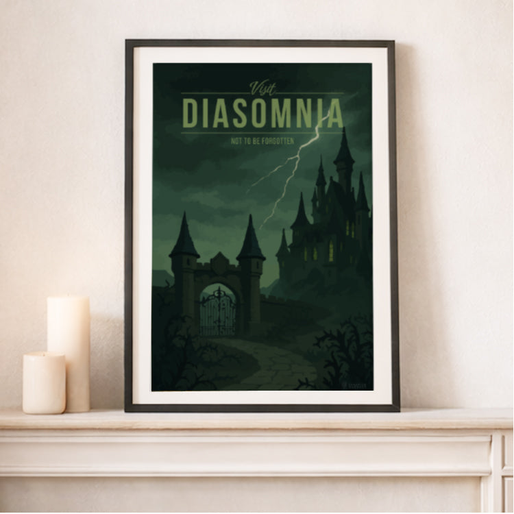 Diasomnia Travel Poster