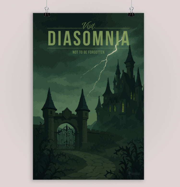 Diasomnia Travel Poster