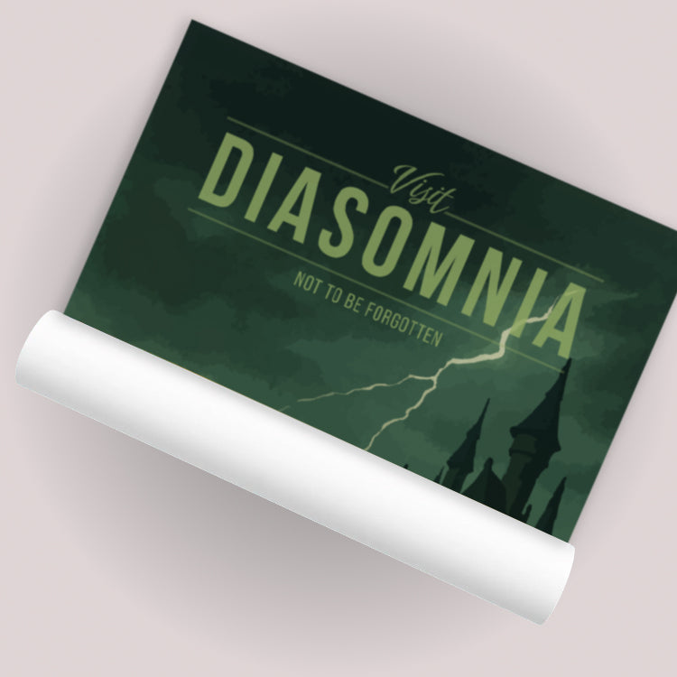 Diasomnia Travel Poster