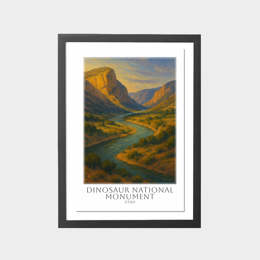 dinosaur-gray-bg-framed