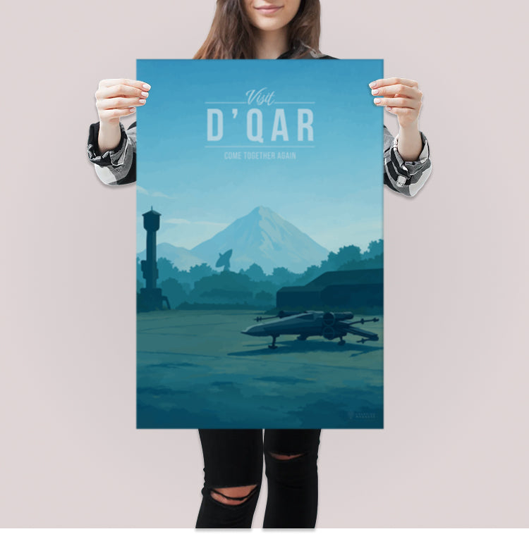 D'Qar Travel Poster