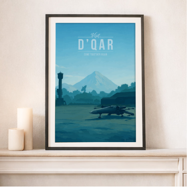 D'Qar Travel Poster