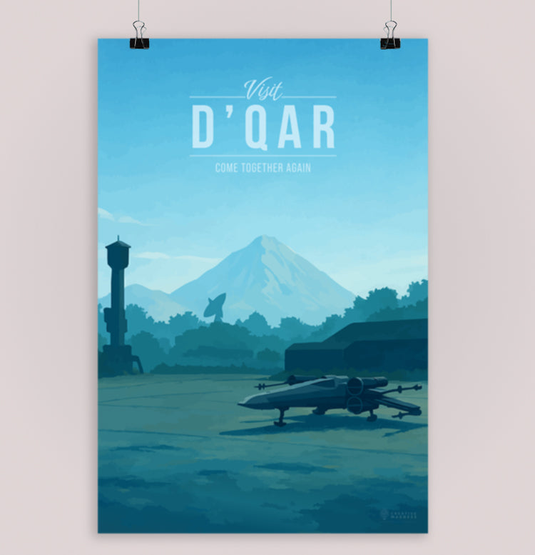 D'Qar Travel Poster