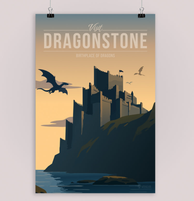 Dragonstone Travel Poster