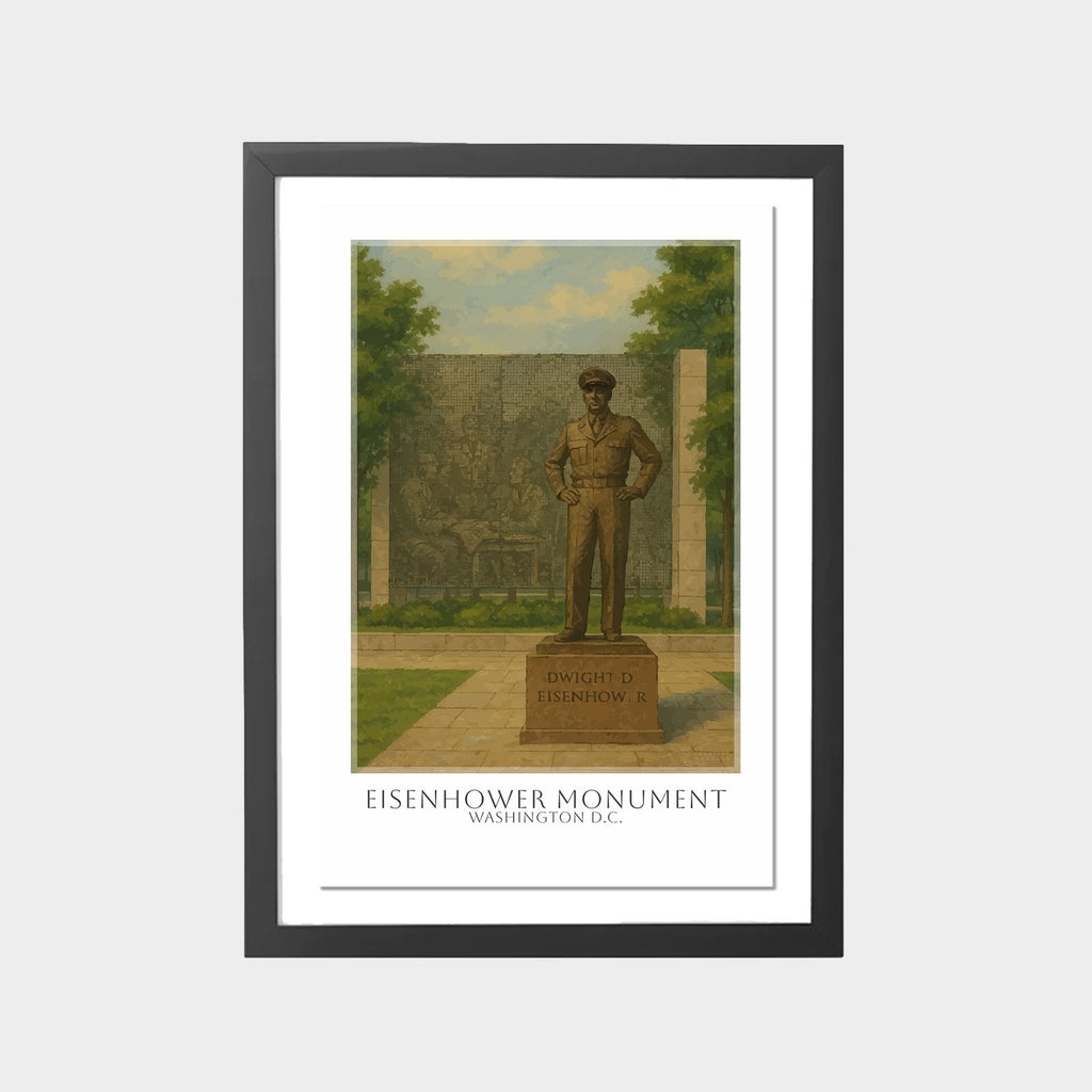 eisenhower-monument-gray-bg-framed