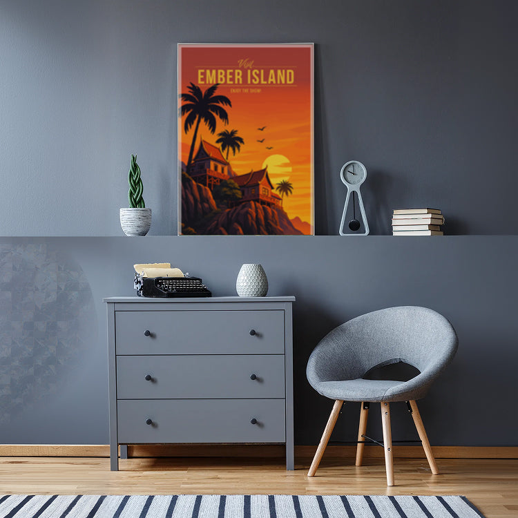 Ember Island Travel Poster