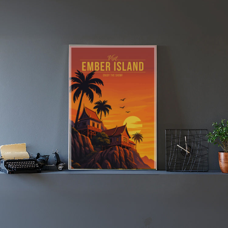 Ember Island Travel Poster
