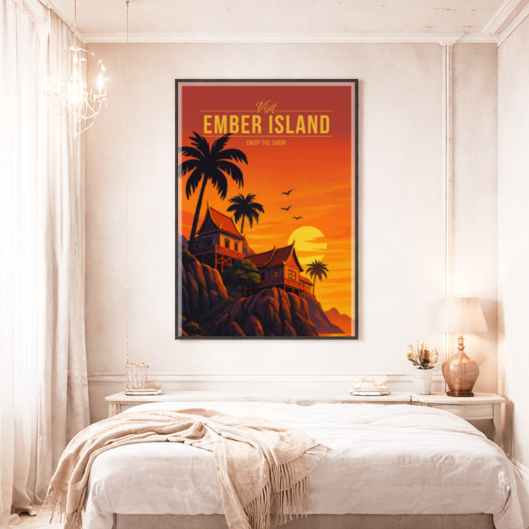 Ember Island Travel Poster