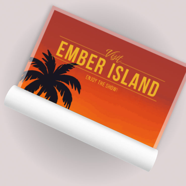 Ember Island Travel Poster
