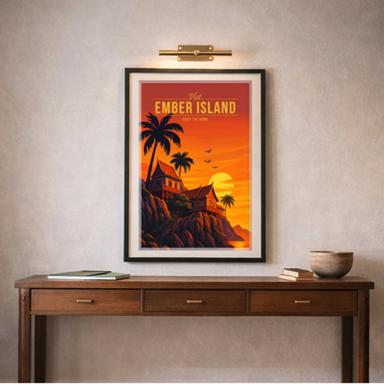 Ember Island Travel Poster