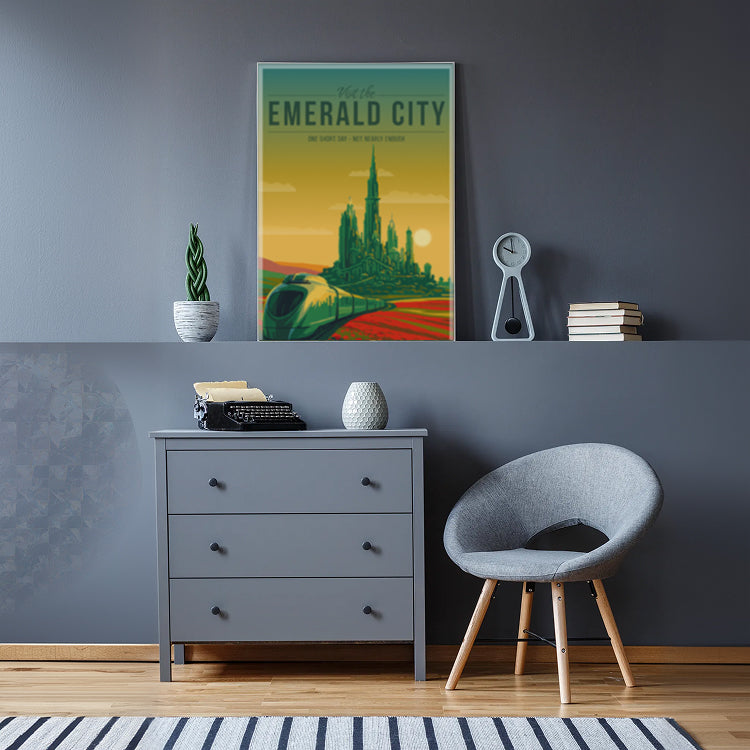 Emerald City Travel Poster