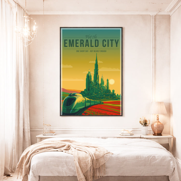 Emerald City Travel Poster